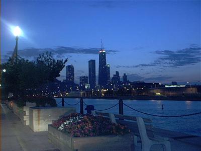 chicago's night view